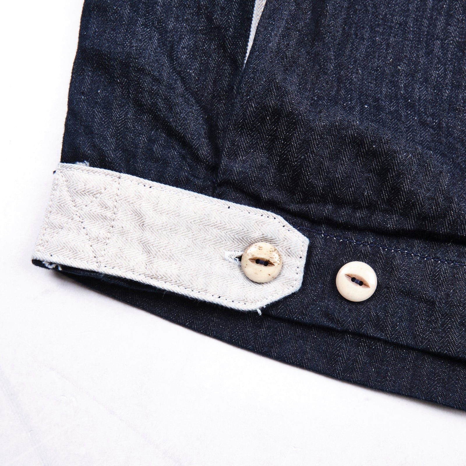 Freenote Cloth Yorba Shirt - Navy Herringbone