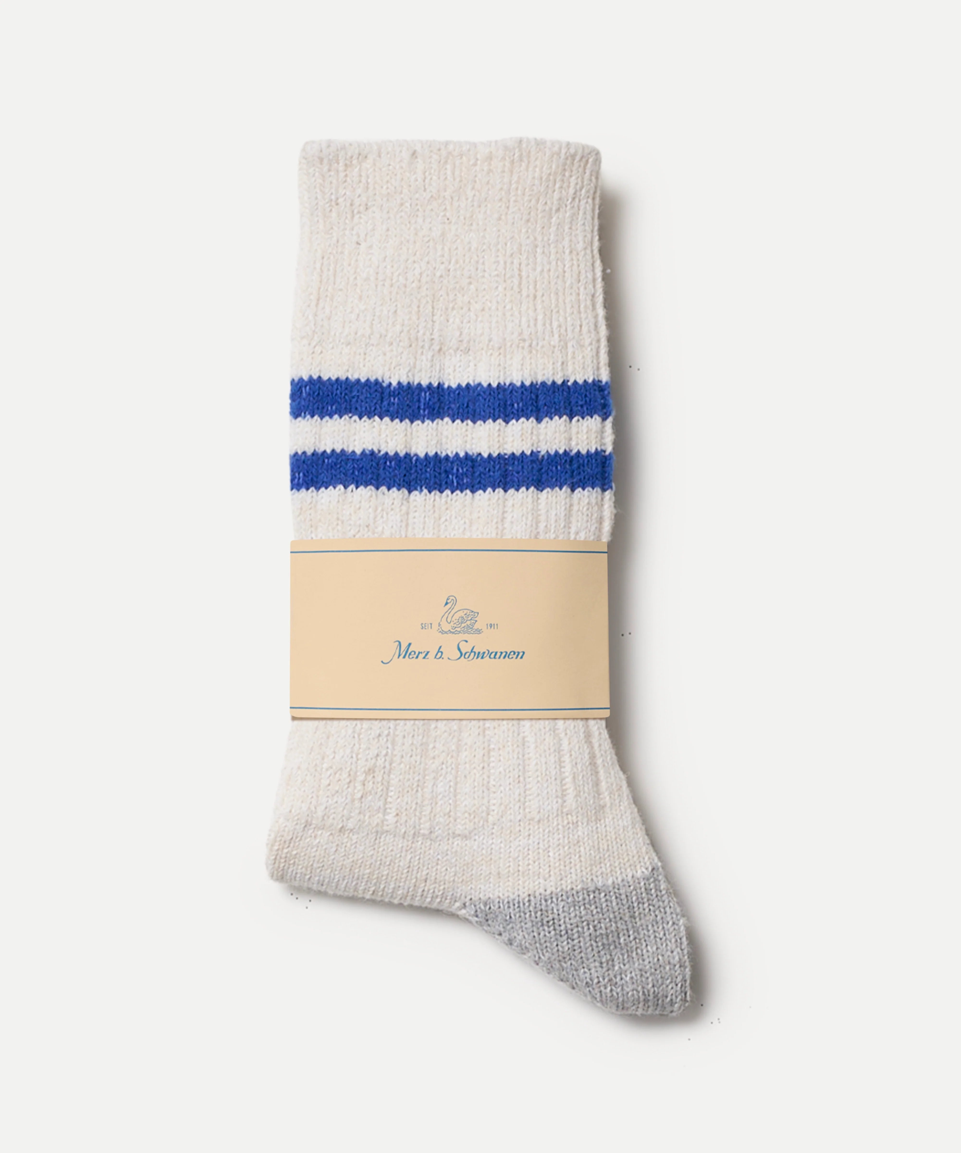 Merz b. Schwanen Striped Cotton Socks