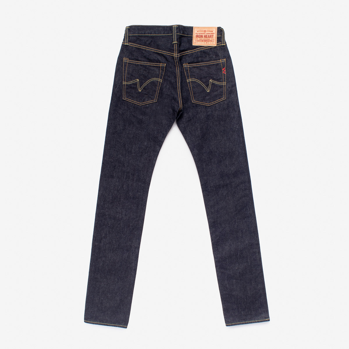 Iron Heart IH-777S-142 14oz Selvedge Denim Slim Tapered Cut Jeans - Indigo