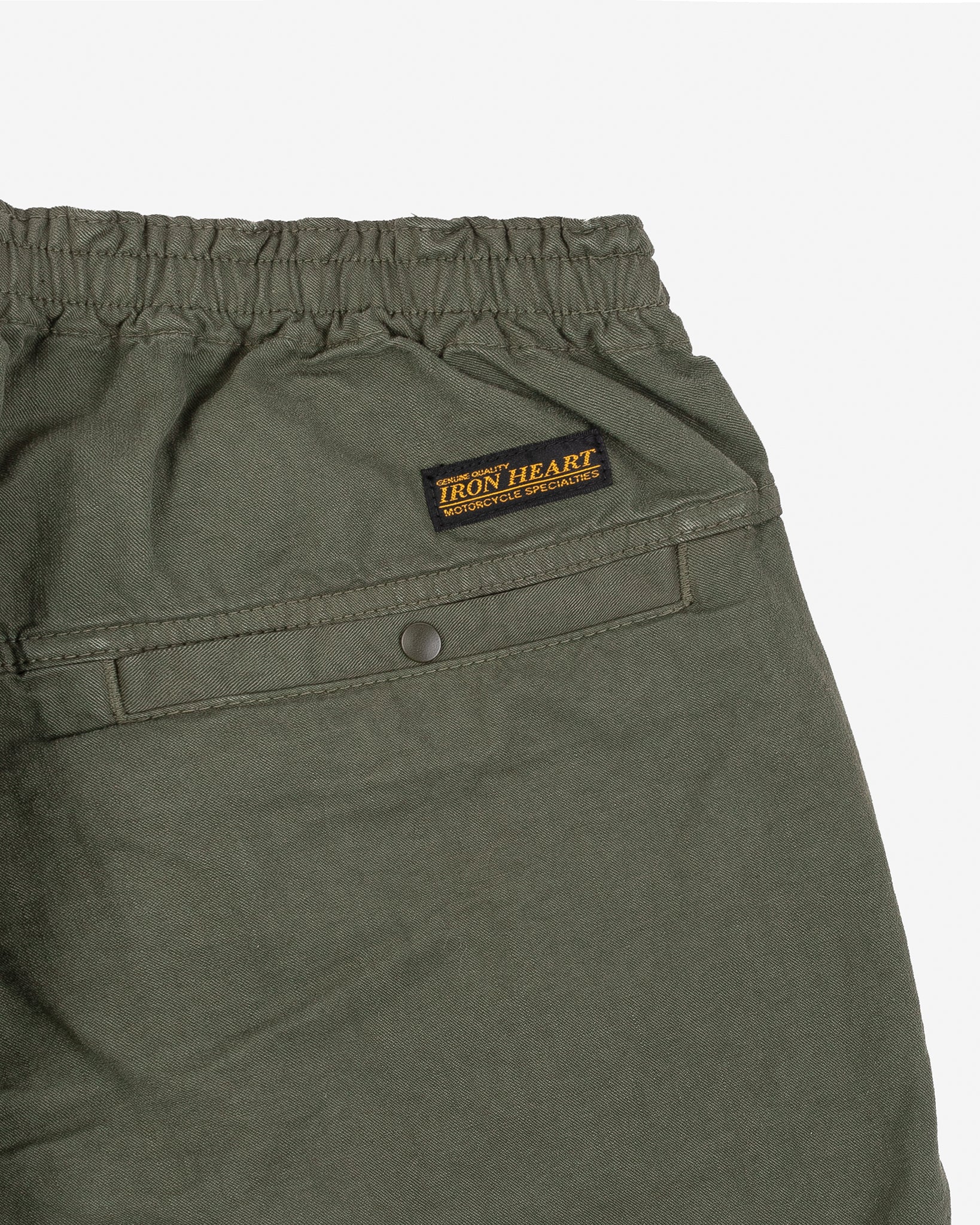 Iron Heart IH-729-OLV Cotton Easy Shorts - Olive