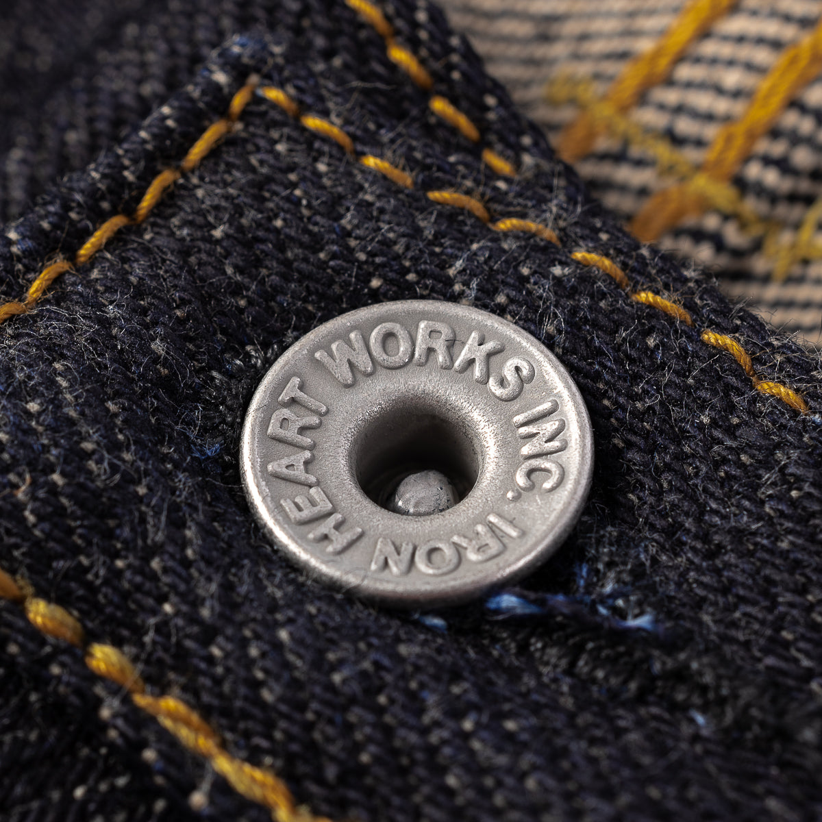 Iron Heart IH-888-XHS 25oz Selvedge Denim Medium/High Rise Tapered Cut Jeans - Indigo