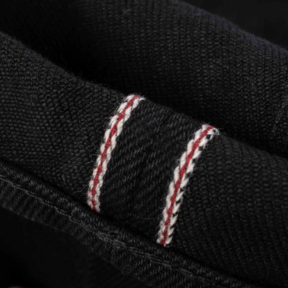 Iron Heart IH-555S-SBG 21oz Selvedge Denim Super Slim Cut Jeans - Superblack (Fades To Grey)