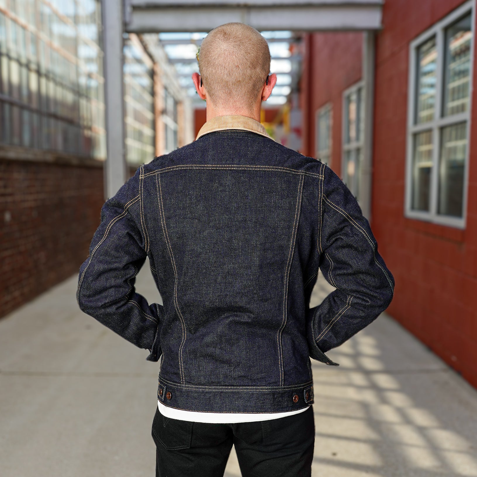 Iron Heart IH-101J-SR 18oz Selvedge Denim Storm Rider Jacket - Indigo