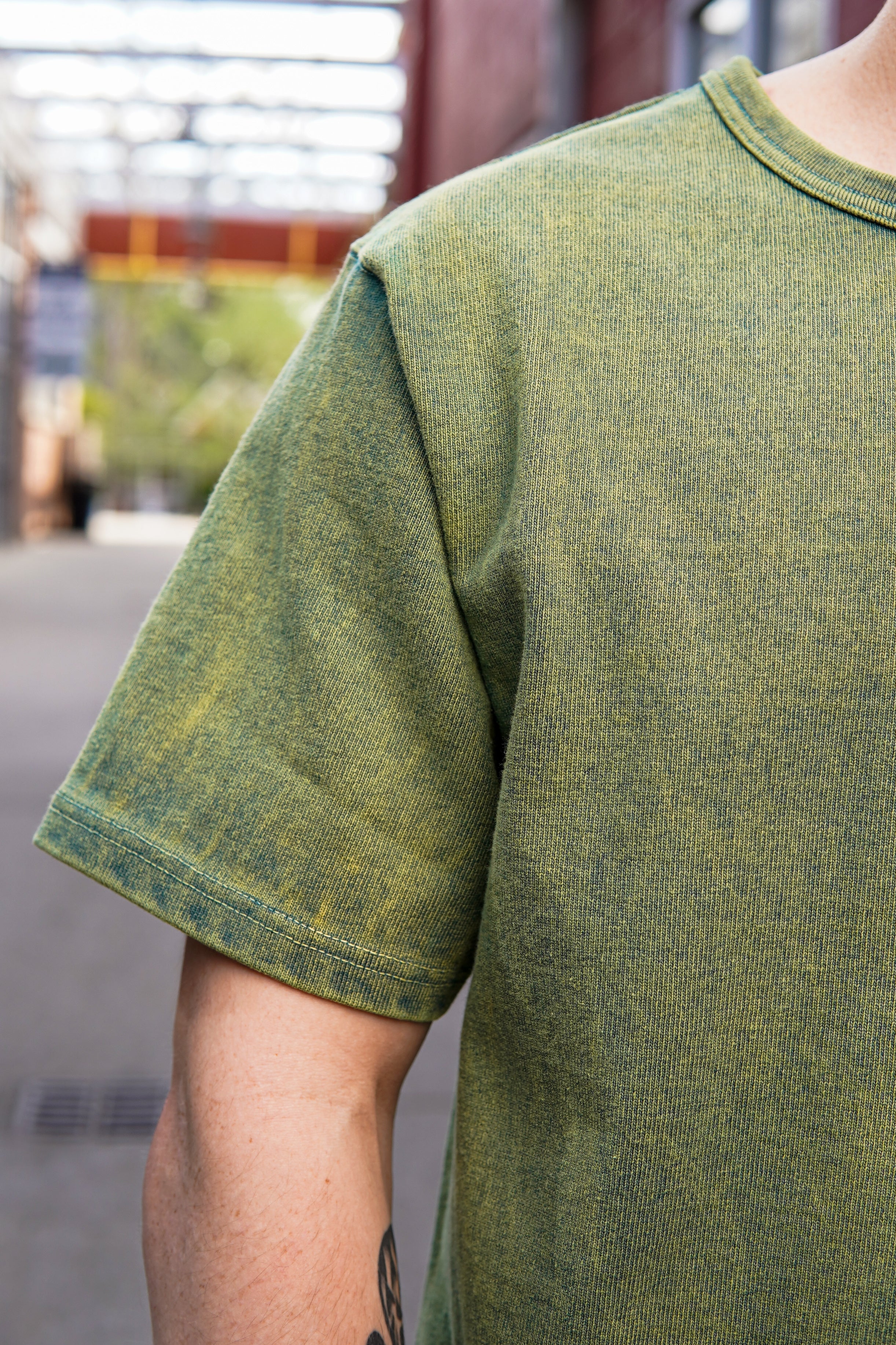 Samurai SJST-TW01 10/2 Extra Heavy S/S T-Shirt - Green