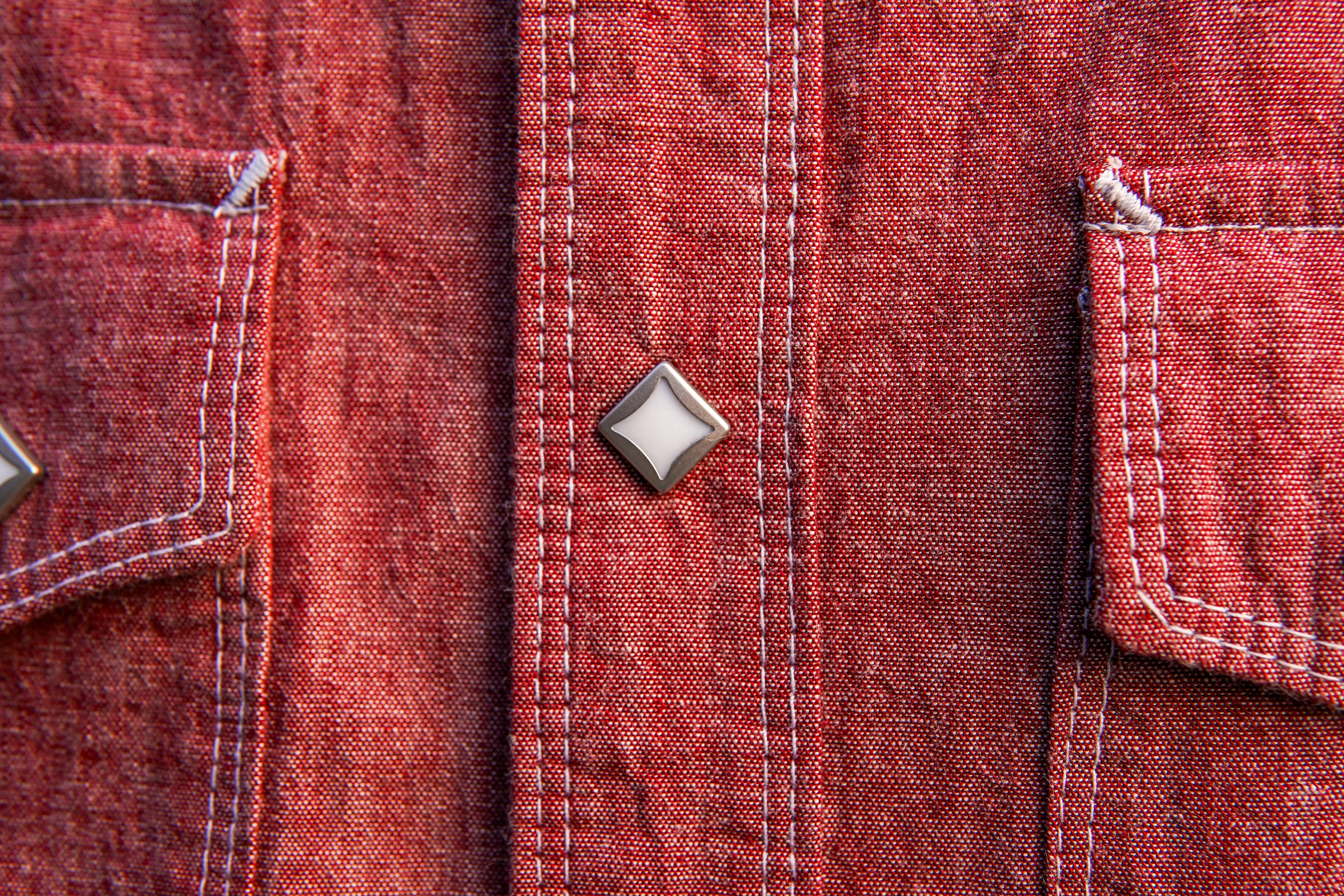 Freenote Cloth Calico Western Shirt - Dusty Red