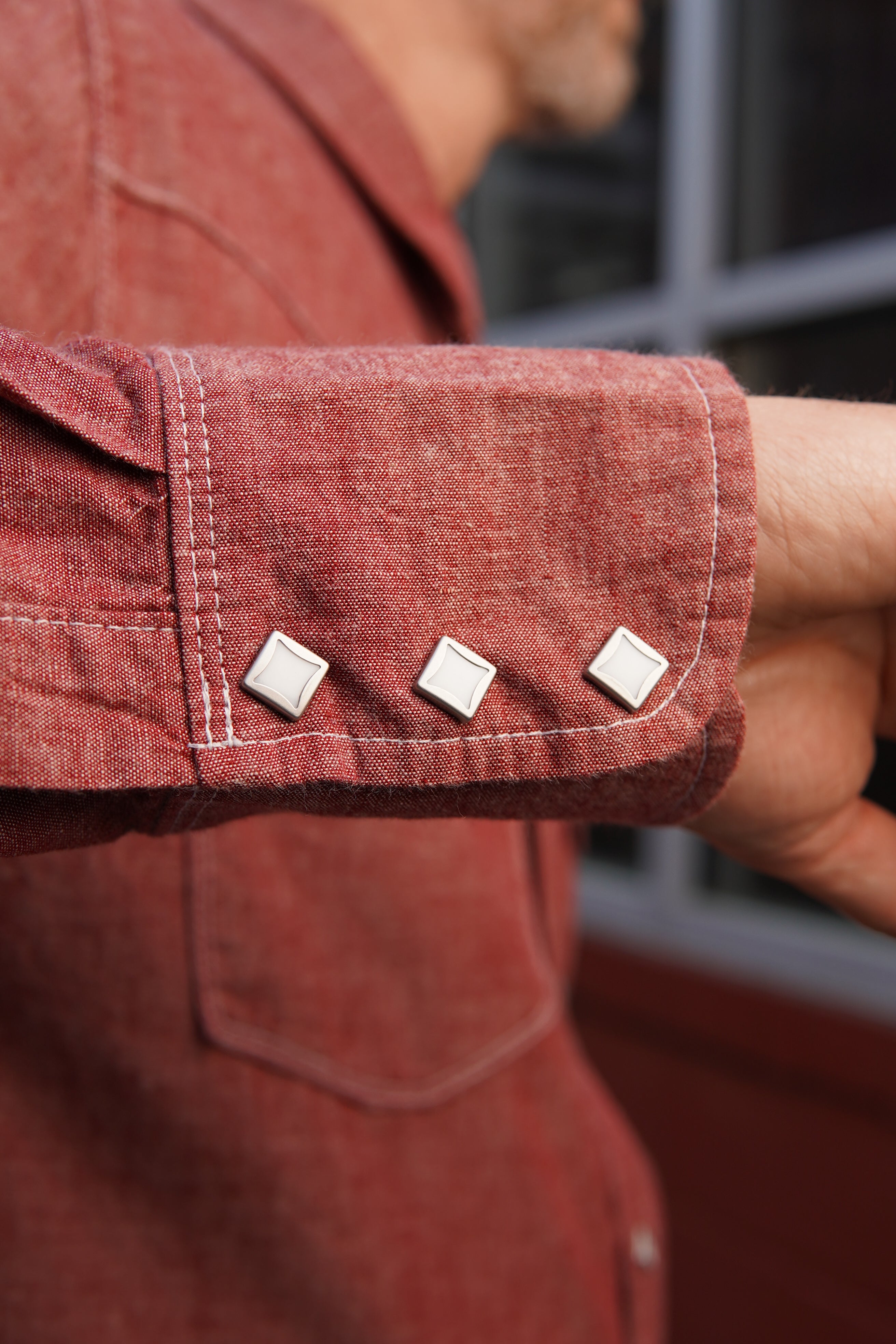 Freenote Cloth Calico Western Shirt - Dusty Red