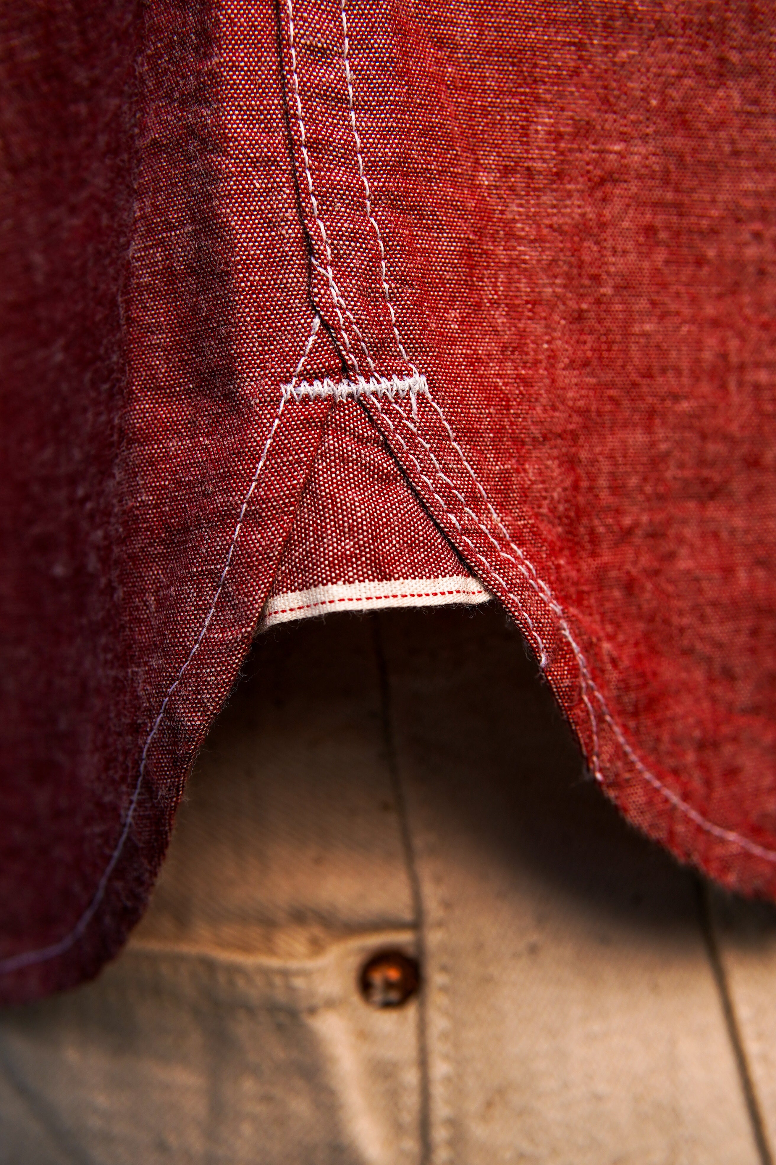 Freenote Cloth Calico Western Shirt - Dusty Red