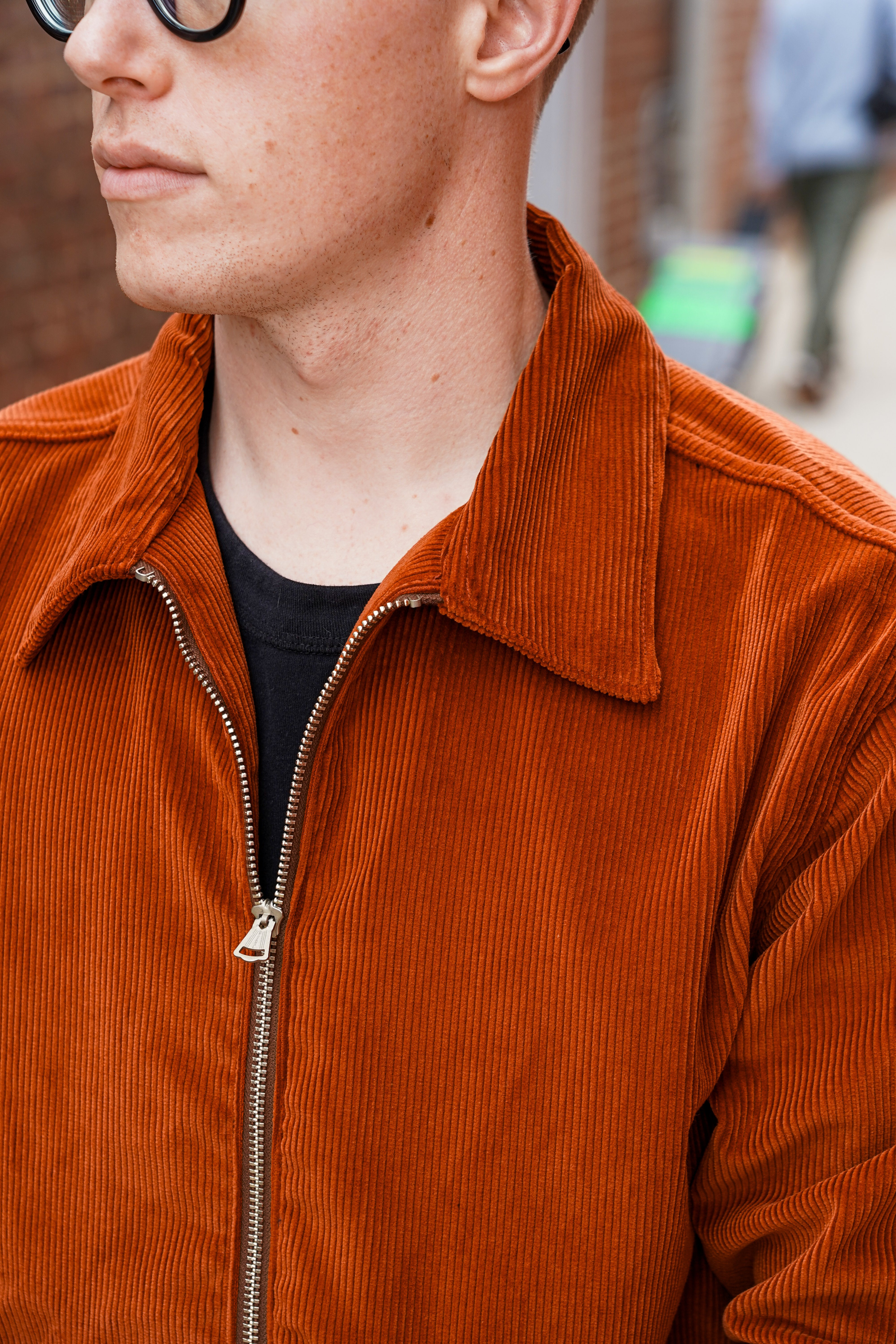 Freenote Cloth Meeks Jacket - Terracotta Corduroy