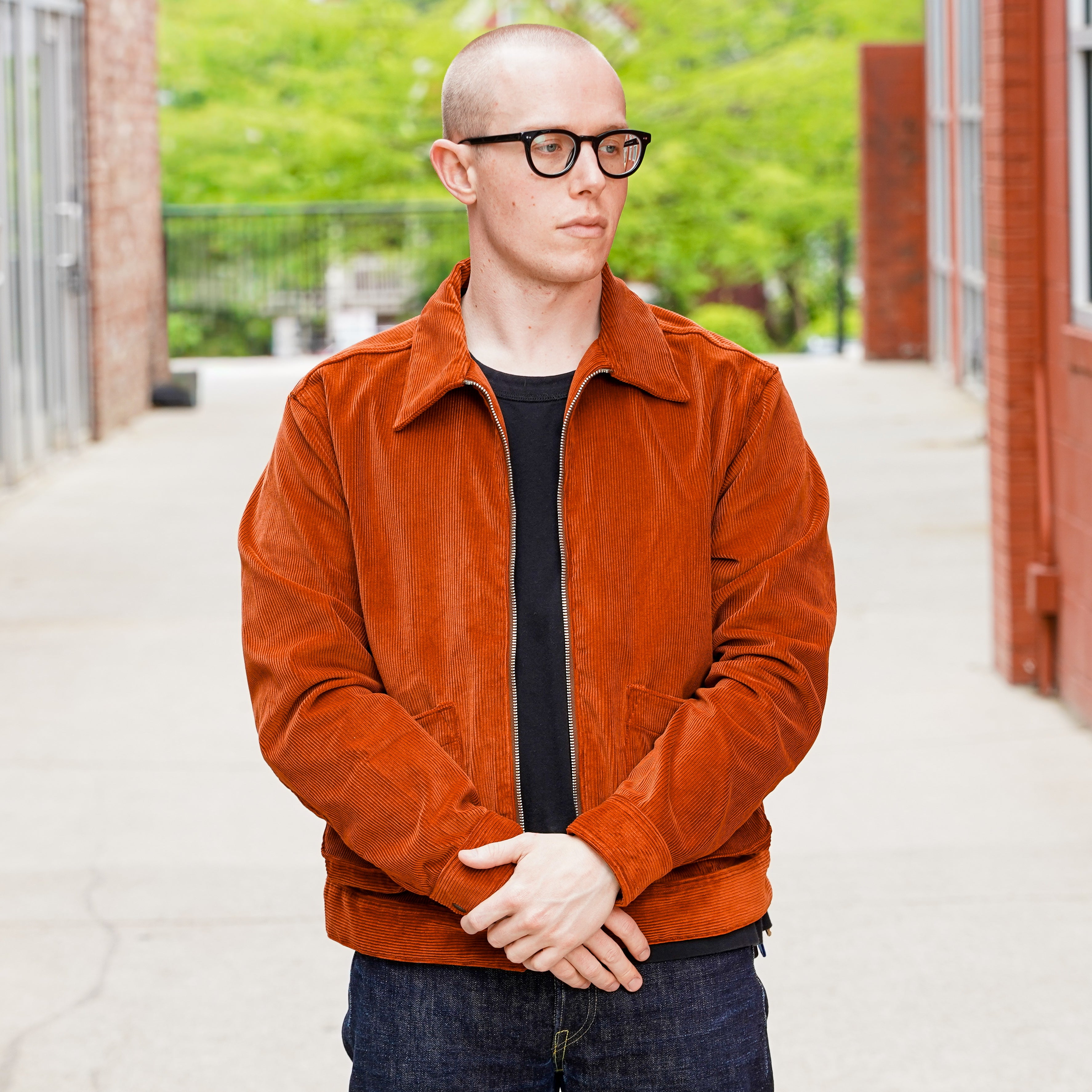 Freenote Cloth Meeks Jacket - Terracotta Corduroy
