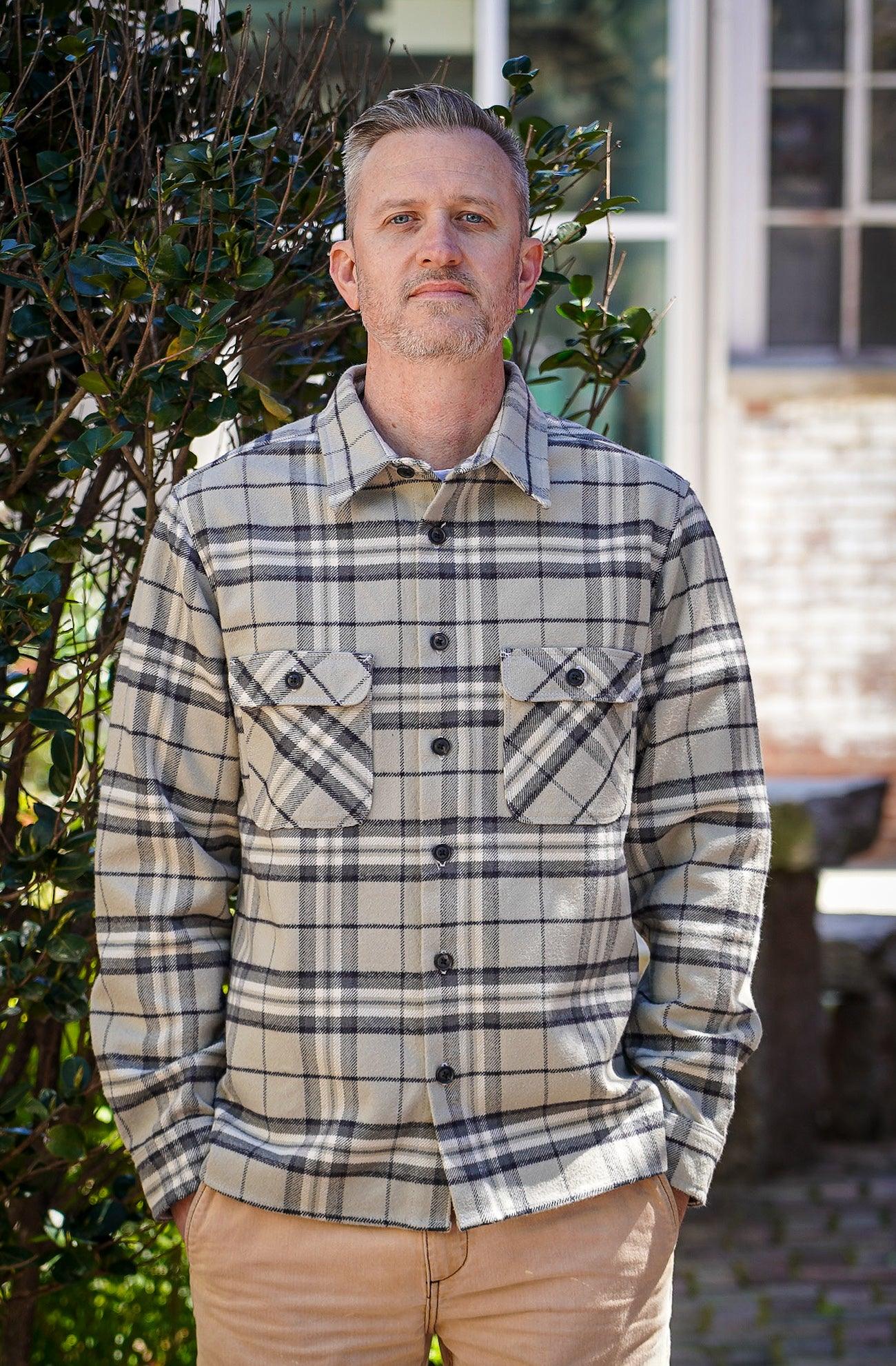 Freenote Cloth Benson Flannel - Sea Wolf Plaid