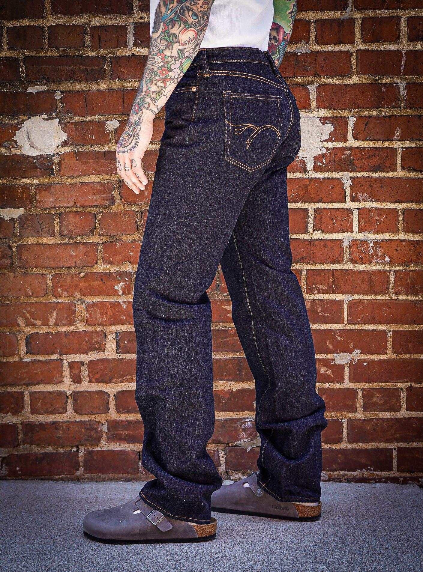 The Flat Head FN-3009 14.5oz Straight Tapered Selvedge Denim - Indigo