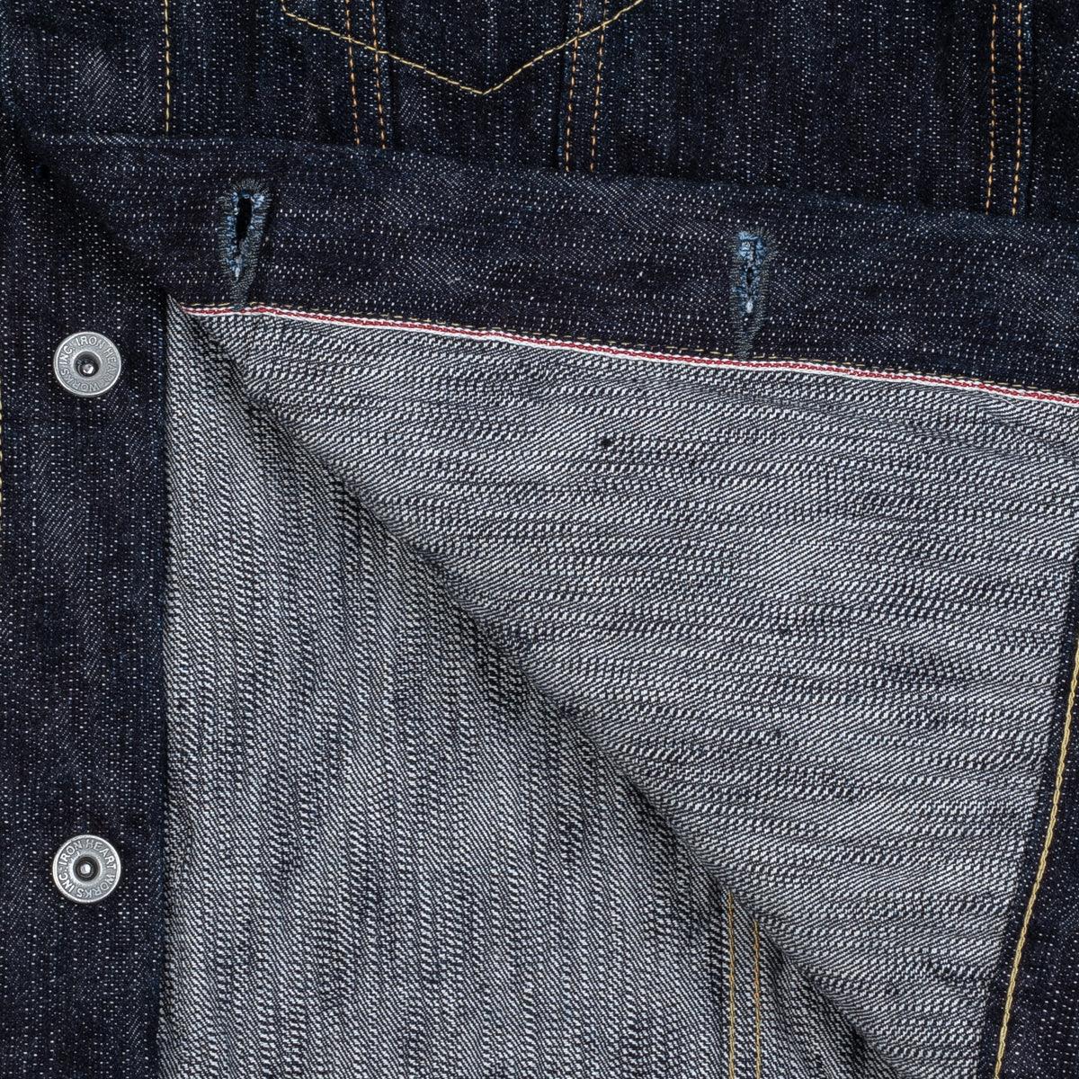 Iron Heart IH-526J-SLB 16oz Slubby Selvedge Denim Type III Jacket - Indigo