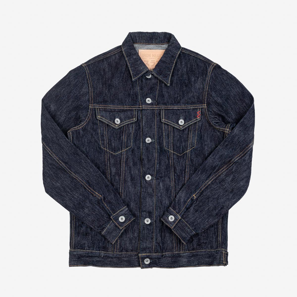 Iron Heart IH-526J-SLB 16oz Slubby Selvedge Denim Type III Jacket - Indigo