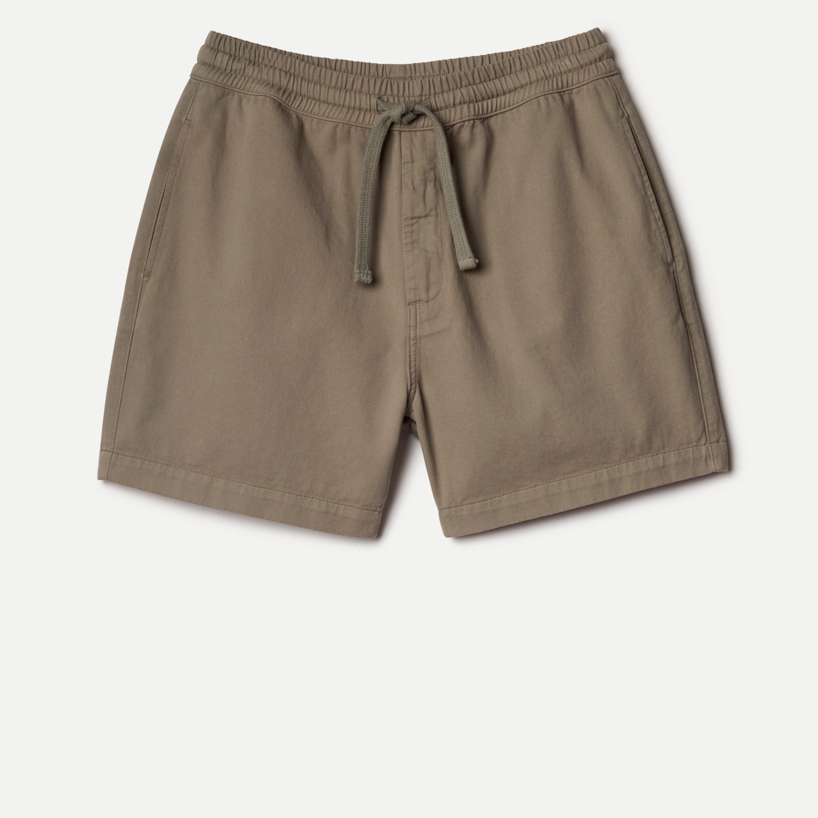 Merz b. Schwanen 5" Lightweight Cotton Twill Shorts - Vintage Army