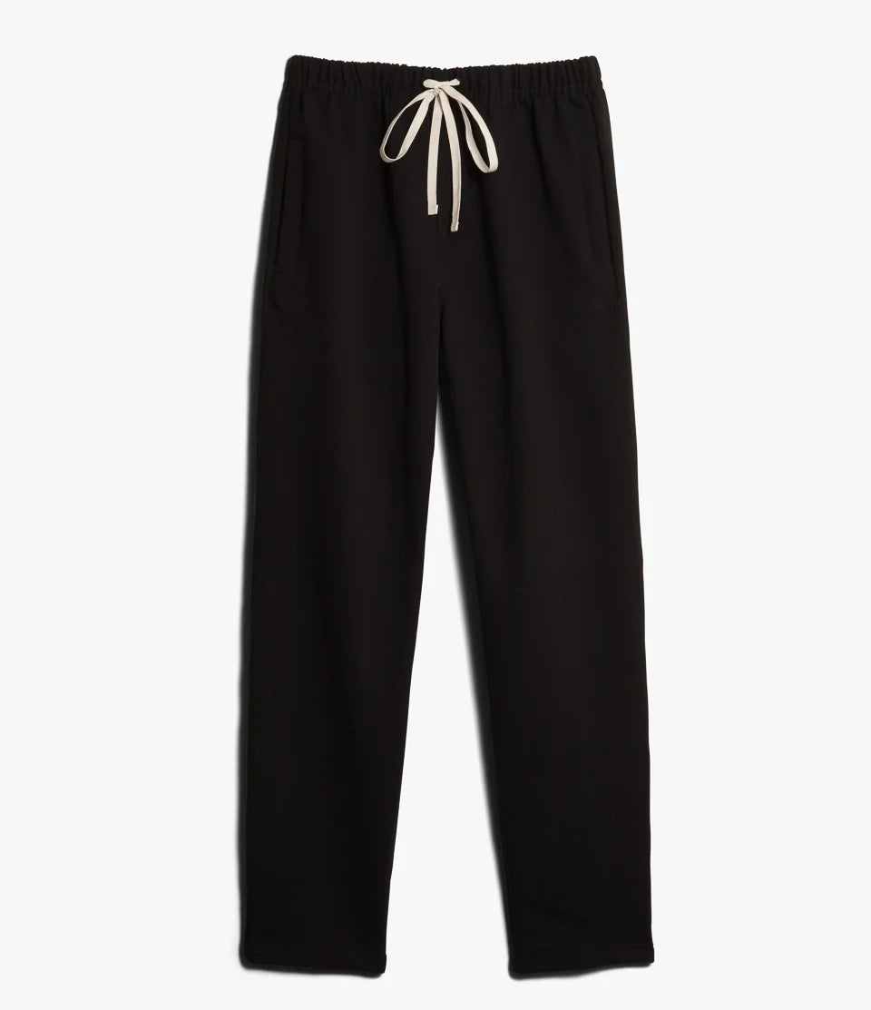 Merz b. Schwanen 3S50 Loopwheeled Classic Fit Heavyweight Sweatpants - Deep Black