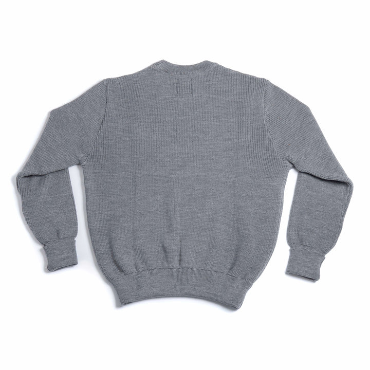 Heimat Textil Merino Rundhal Crewneck Sweater - Battleship Grey