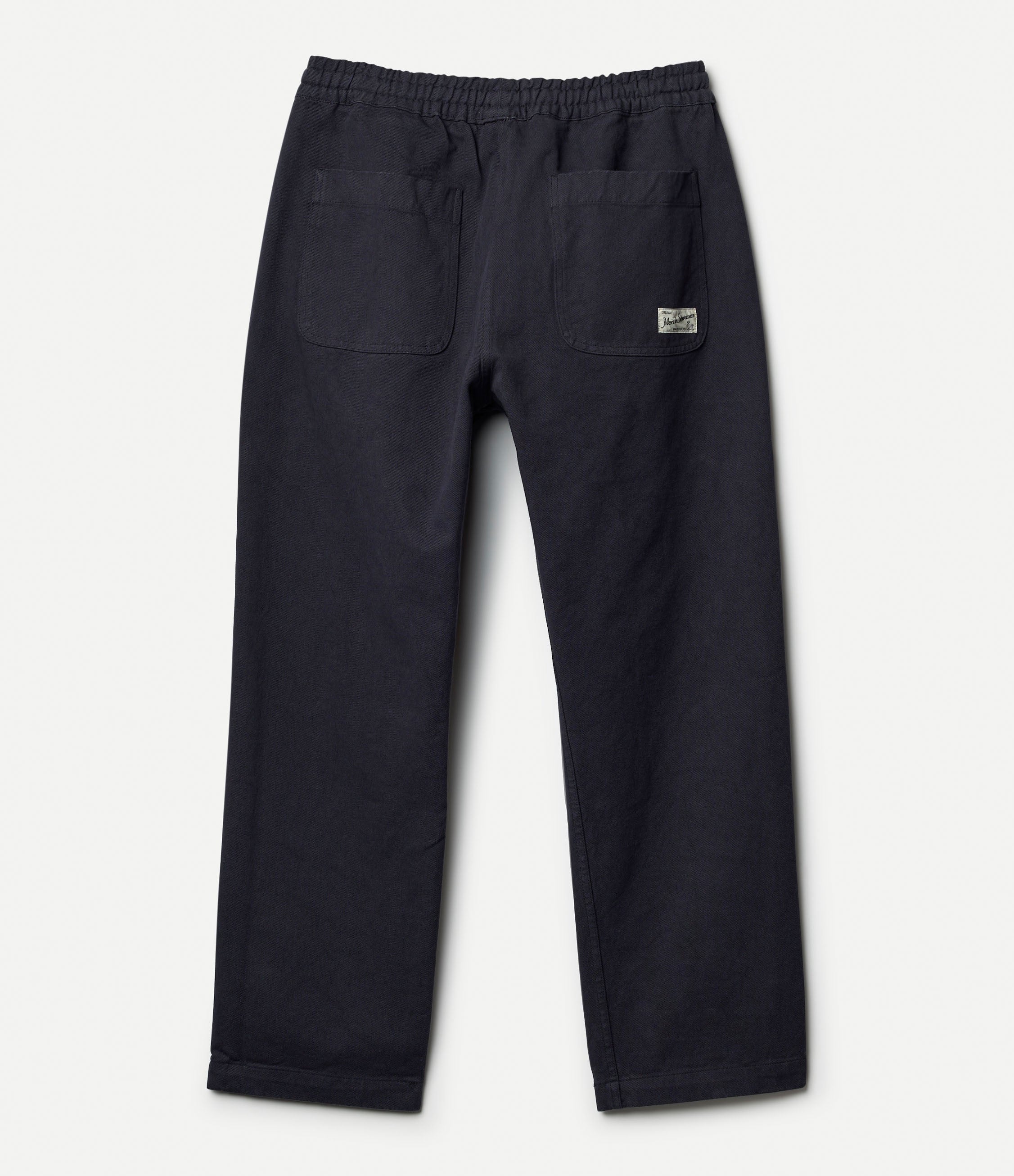 Merz b. Schwanen Workers's Cotton Twill Drawstring Pants - Charcoal