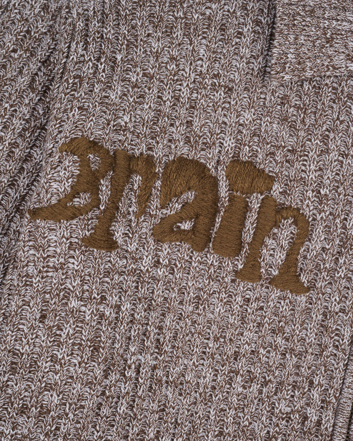 Brain Dead Rib Knit Cardigan - Brown Multi