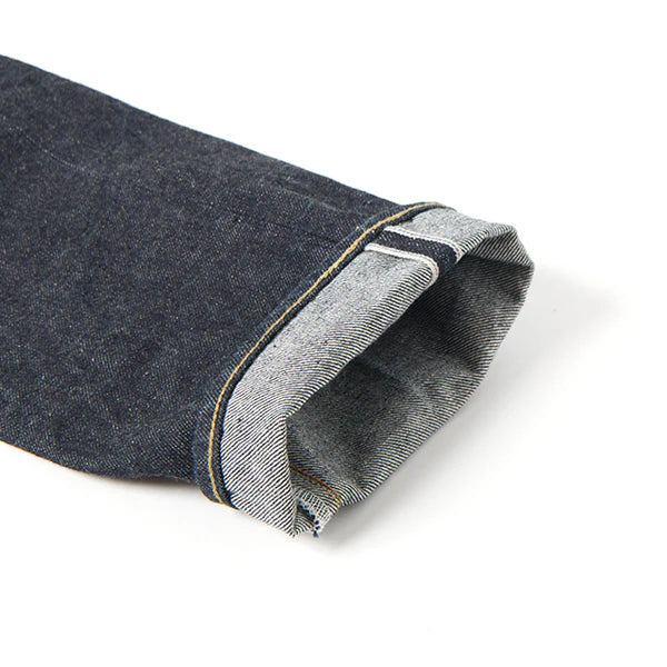 Studio D'Artisan SD-108 Relaxed Tapered Fit Indigo Selvedge Denim - One Washed