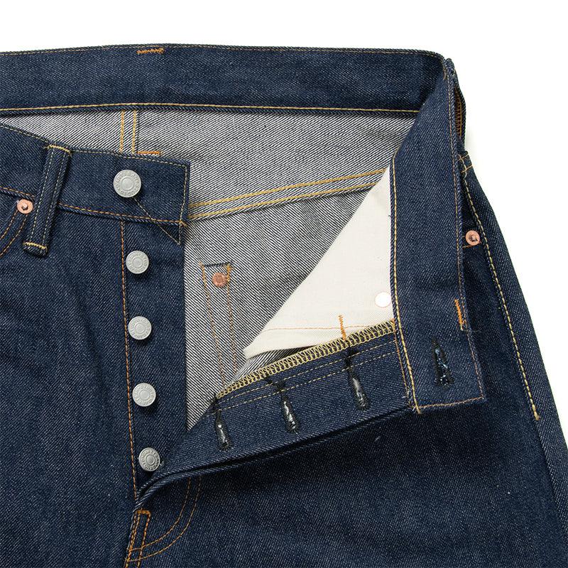 Studio D'Artisan SD-800 Tapered Fit Natural Indigo Selvedge Denim - One Washed