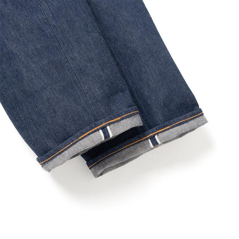 Studio D'Artisan SD-800 Tapered Fit Natural Indigo Selvedge Denim - One Washed
