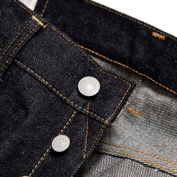 Studio D'Artisan SD-102CB Loose Fit Indigo Selvedge Denim - One Washed