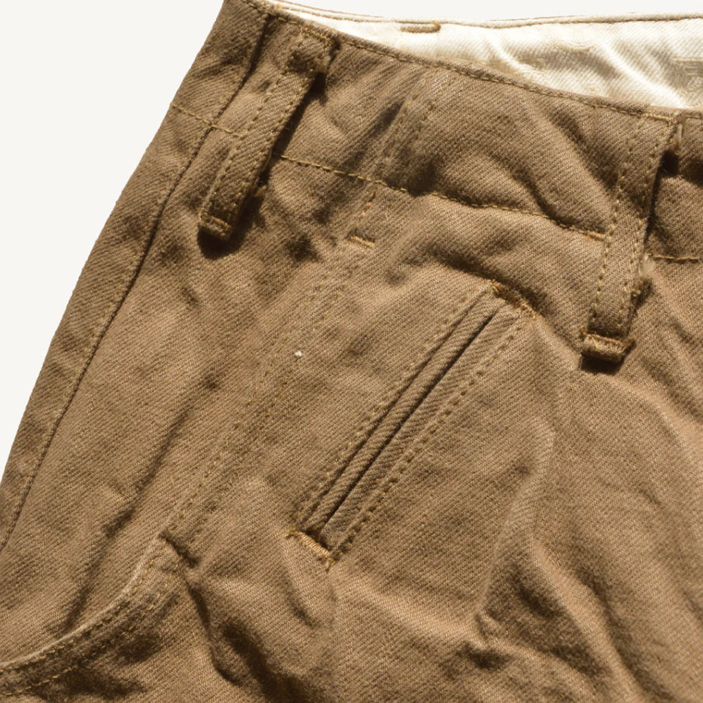 Samurai SJ48CP 15oz Khaki Chino - Wide Straight Trousers