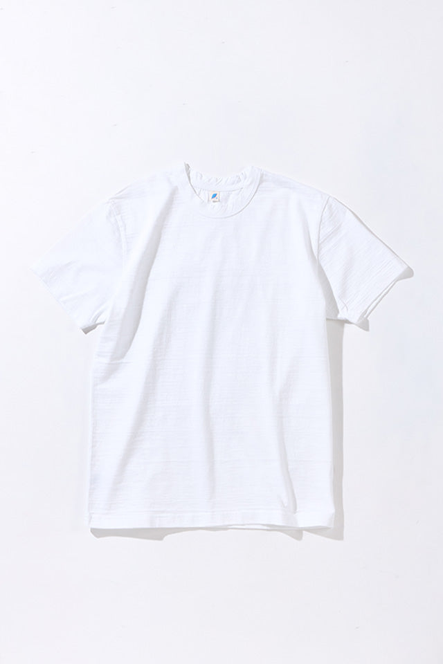 Pure Blue Japan 8oz Slub Jersey T-shirt - White