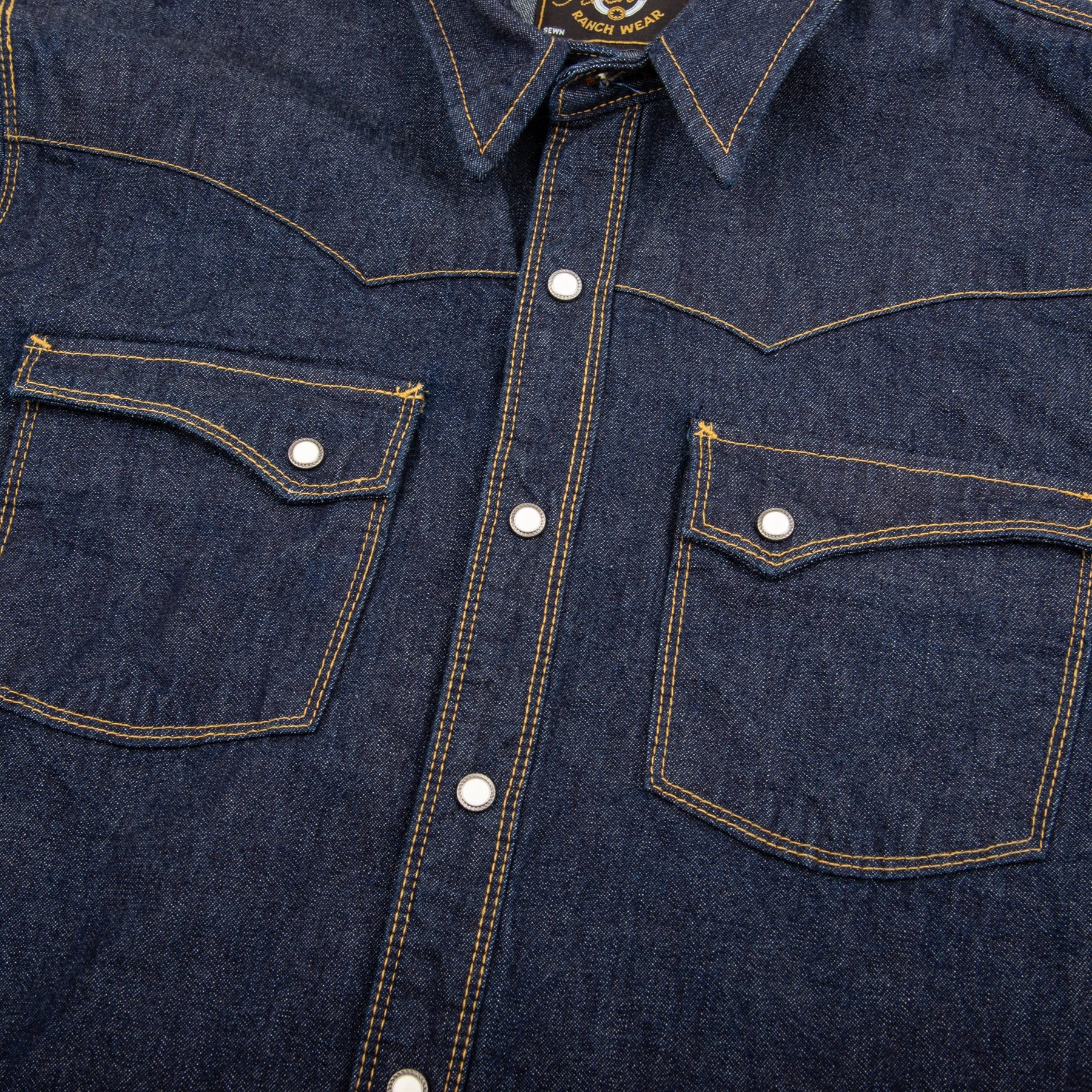 Freenote Cloth Calico Western Shirt - 9oz Indigo