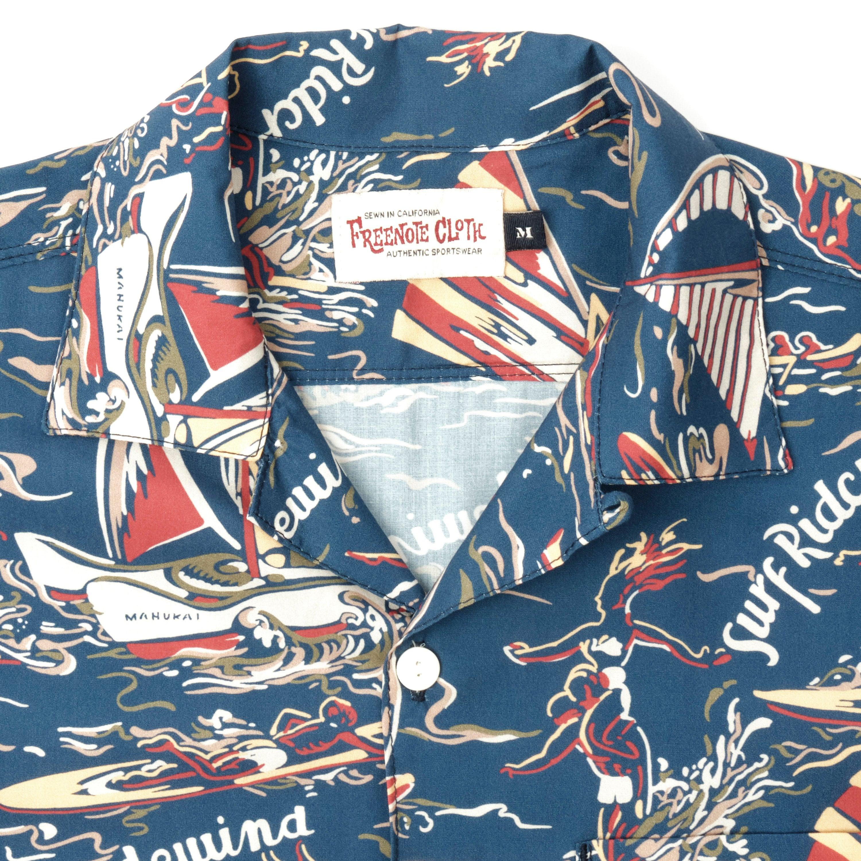 Freenote Cloth Hawaiian 40's Shirt - Blue