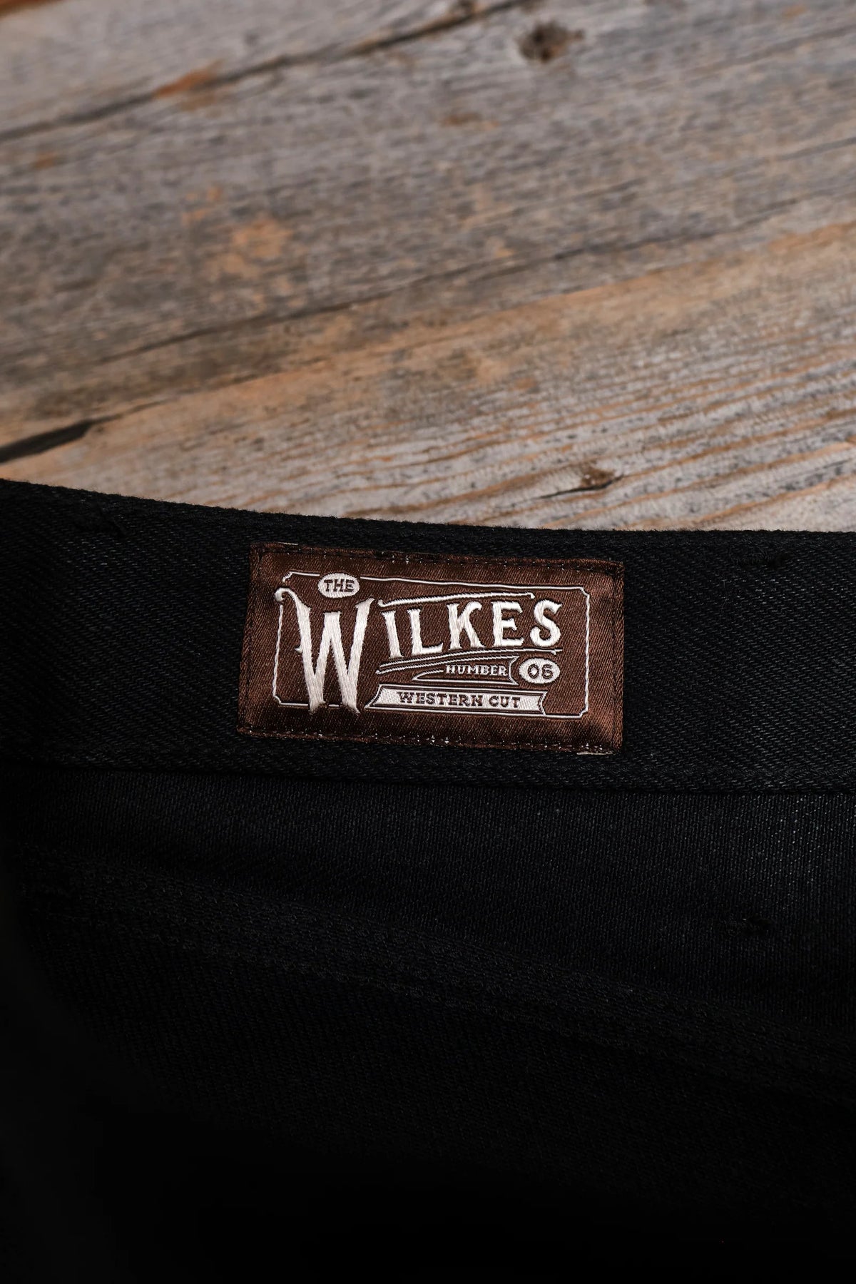 Freenote Cloth Wilkes Wide Riding Cut -15.75oz Double Black