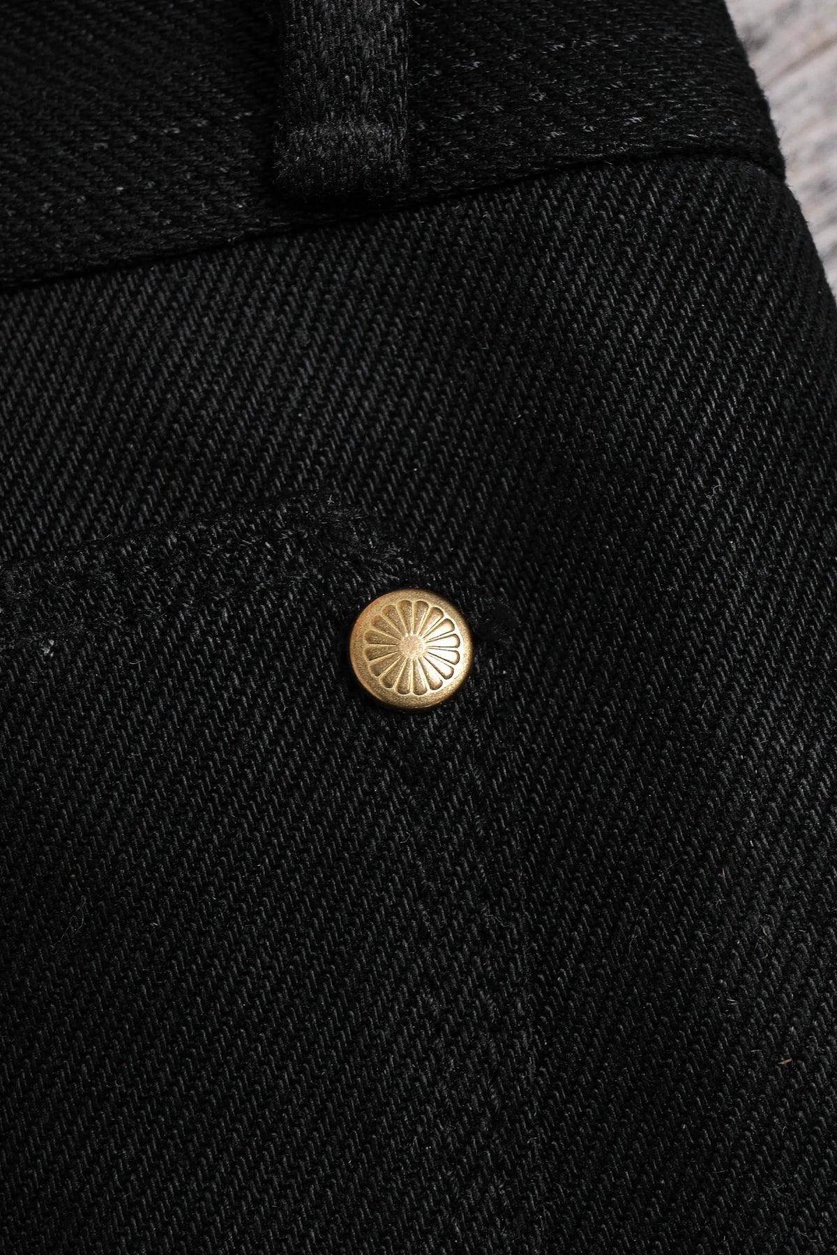 Freenote Cloth Wilkes Wide Riding Cut -15.75oz Double Black