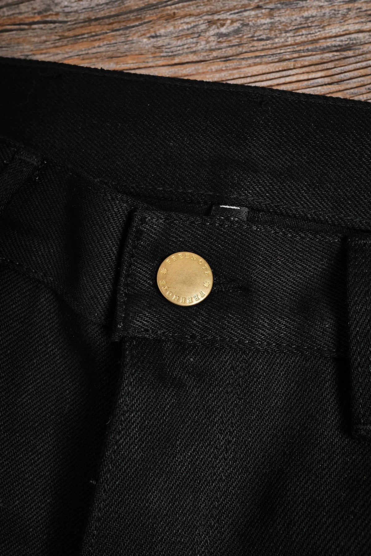 Freenote Cloth Wilkes Wide Riding Cut -15.75oz Double Black