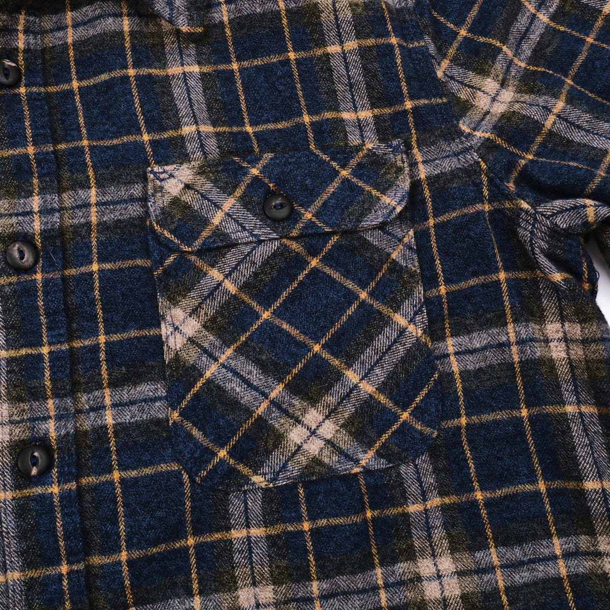 Freenote Cloth Jepson Flannel Shirt - River Blue Plaid