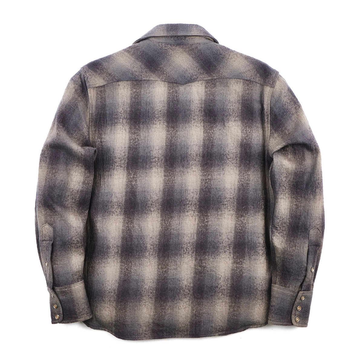 Freenote Cloth Western Scout - Charcoal Shadow Plaid