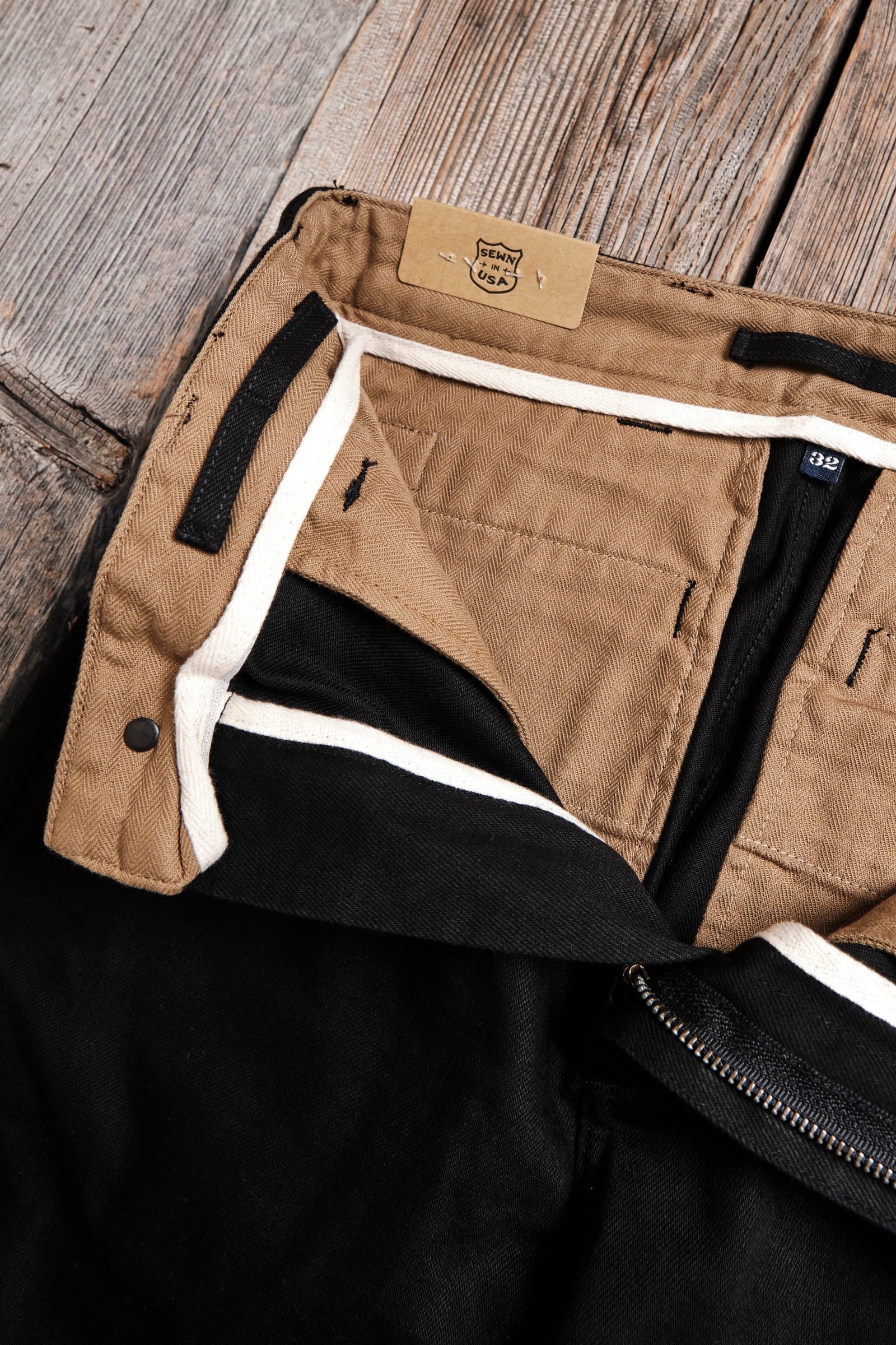 Freenote Cloth 11oz Shifter Pant - Black
