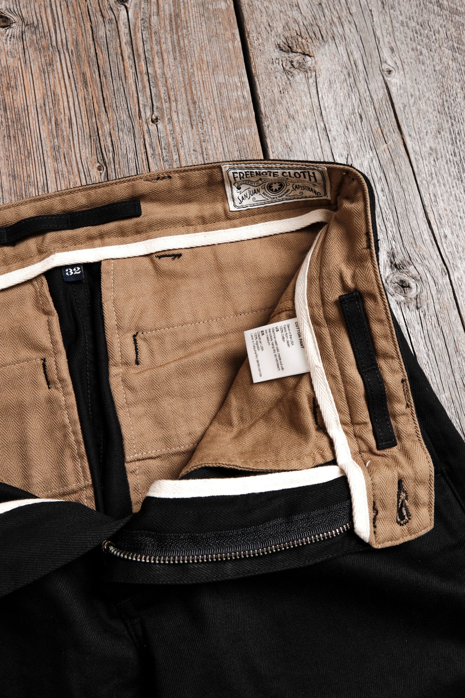 Freenote Cloth 11oz Shifter Pant - Black