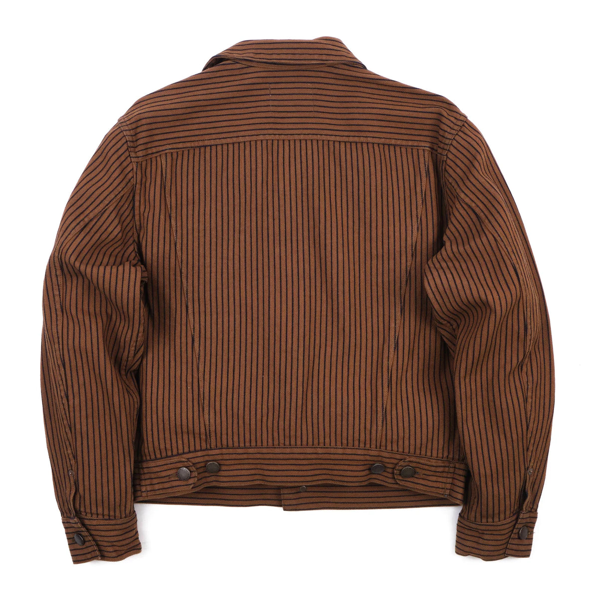 Freenote Cloth High Low Jacket - Brown Herringbone Dobby