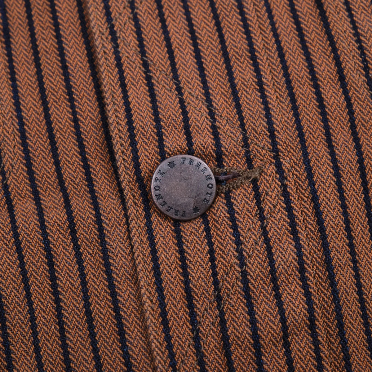 Freenote Cloth High Low Jacket - Brown Herringbone Dobby