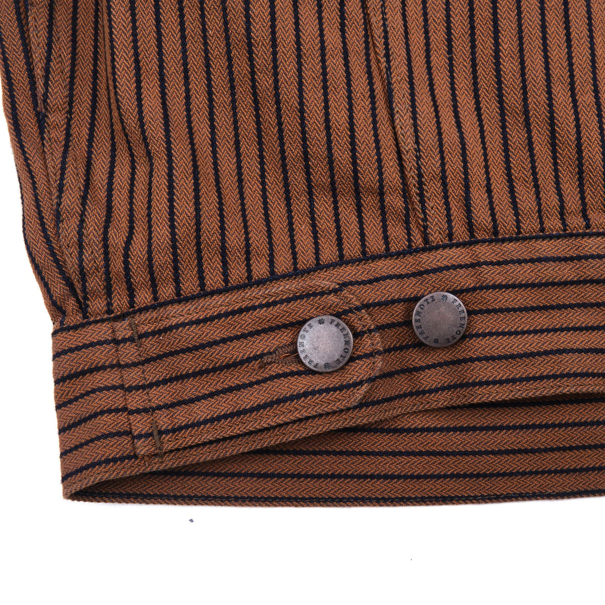 Freenote Cloth High Low Jacket - Brown Herringbone Dobby