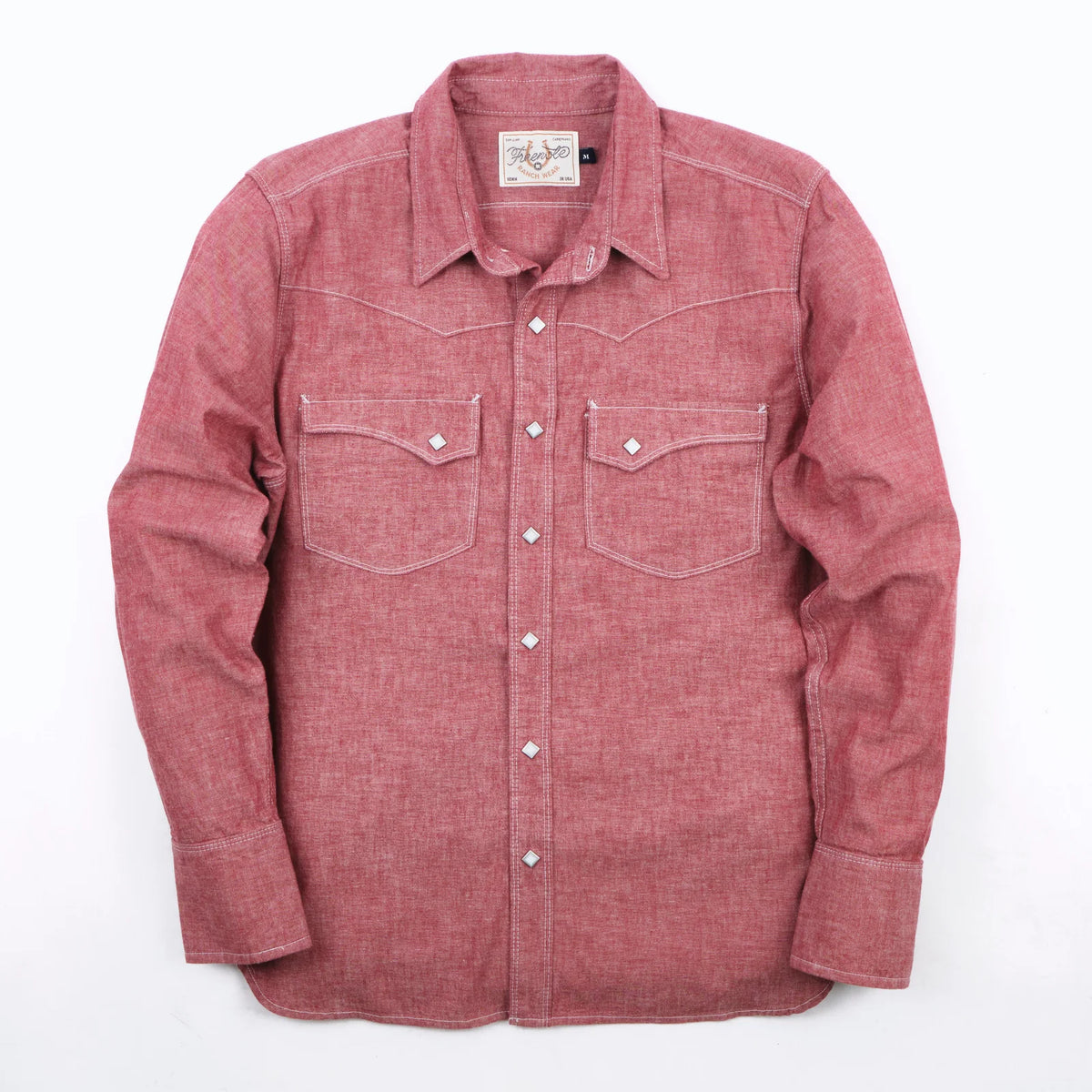Freenote Cloth Calico Western Shirt - Dusty Red – Guilty Party