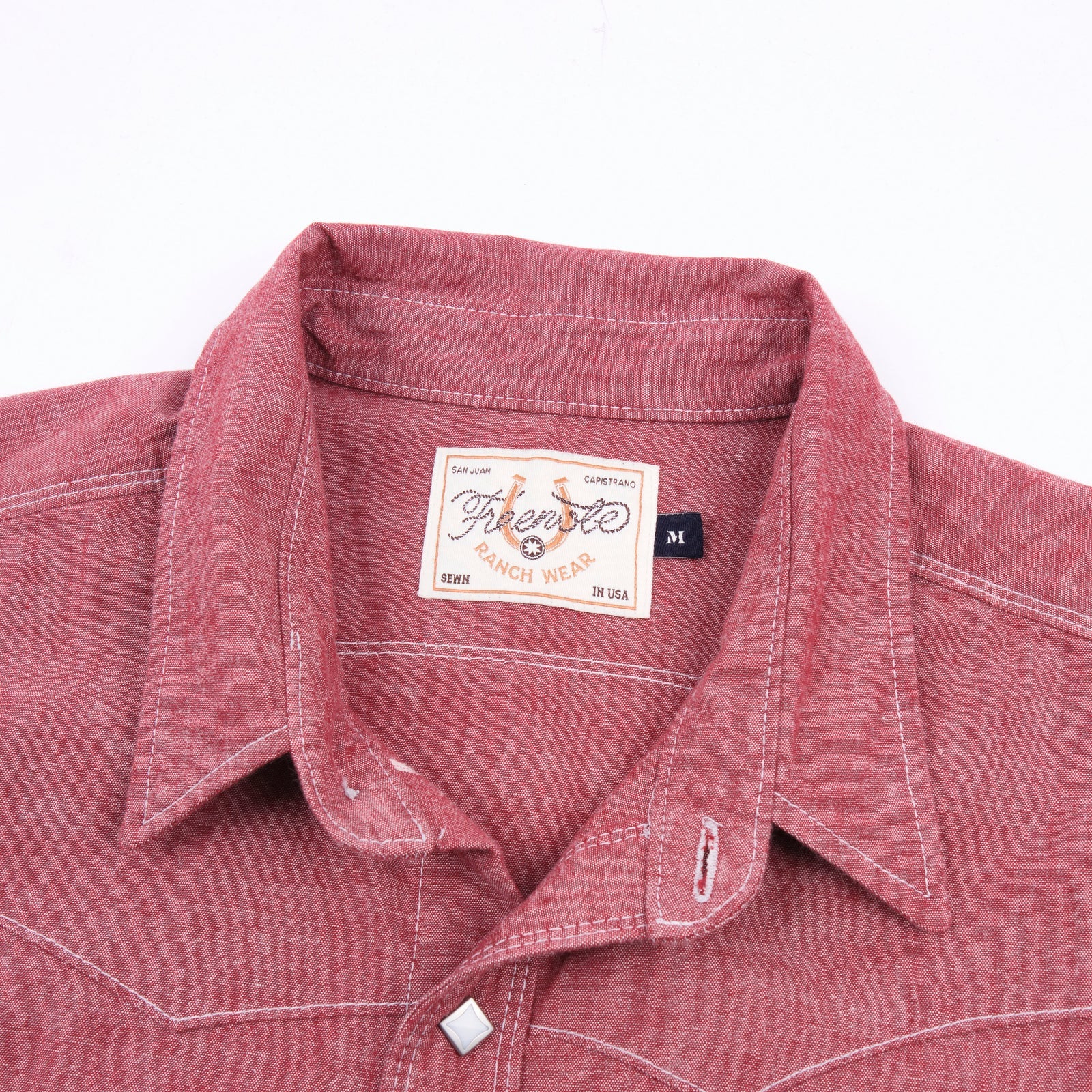 Freenote Cloth Calico Western Shirt - Dusty Red