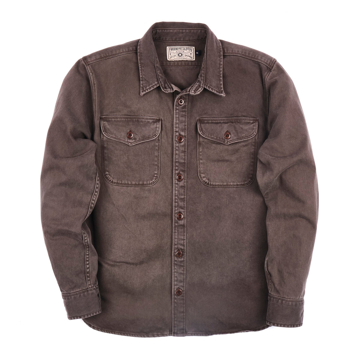 Freenote Cloth Utility Shirt - Chocolate