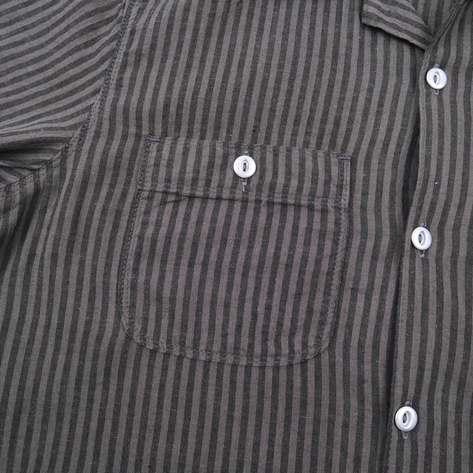 Freenote Cloth Dayton Shirt - Black Stripe