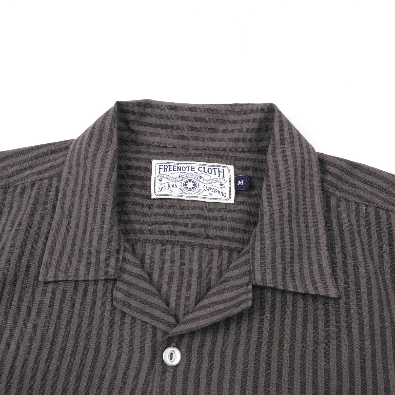 Freenote Cloth Dayton Shirt - Black Stripe