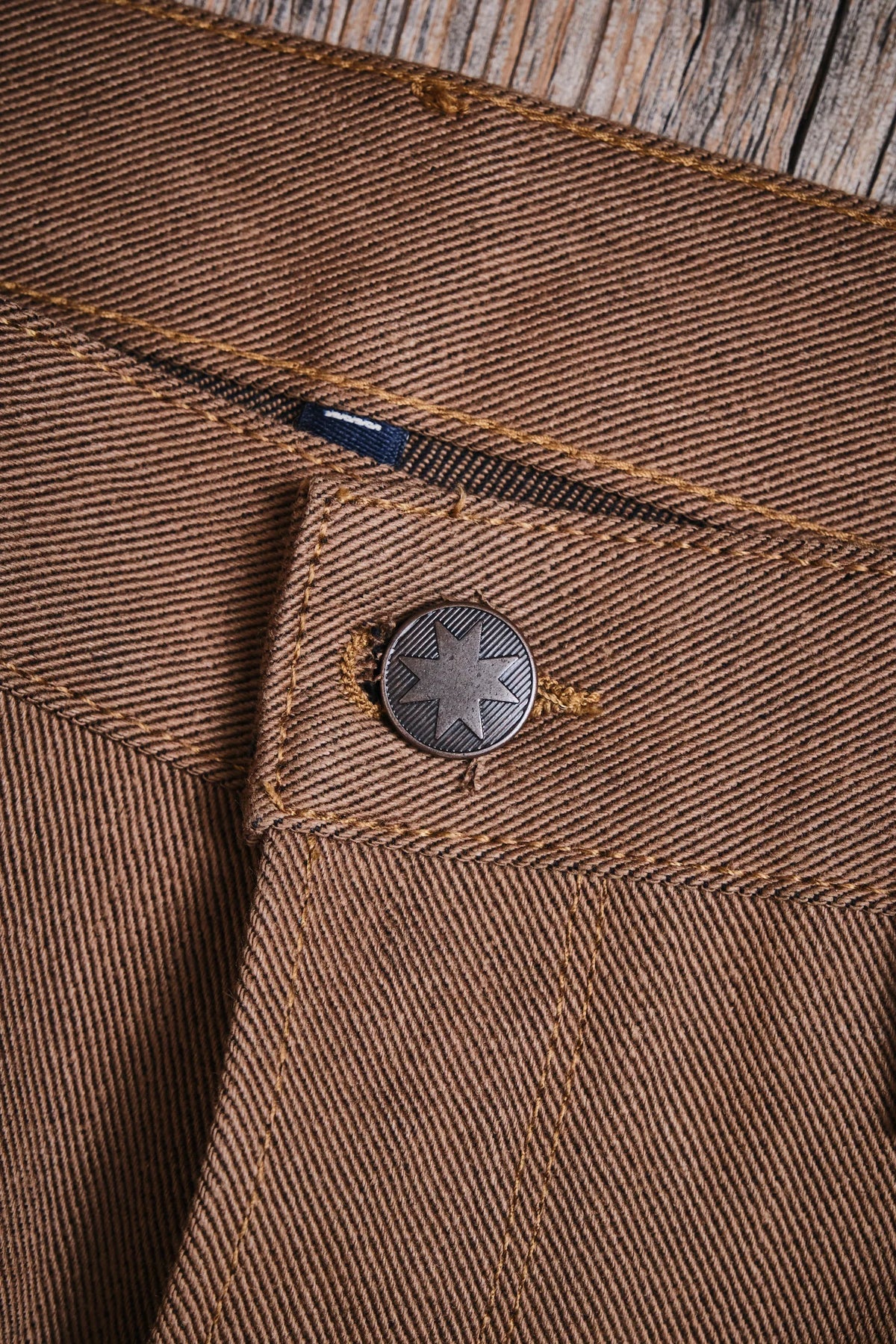 Freenote Cloth Modesto Wide Cut - 15oz Light Brown Denim