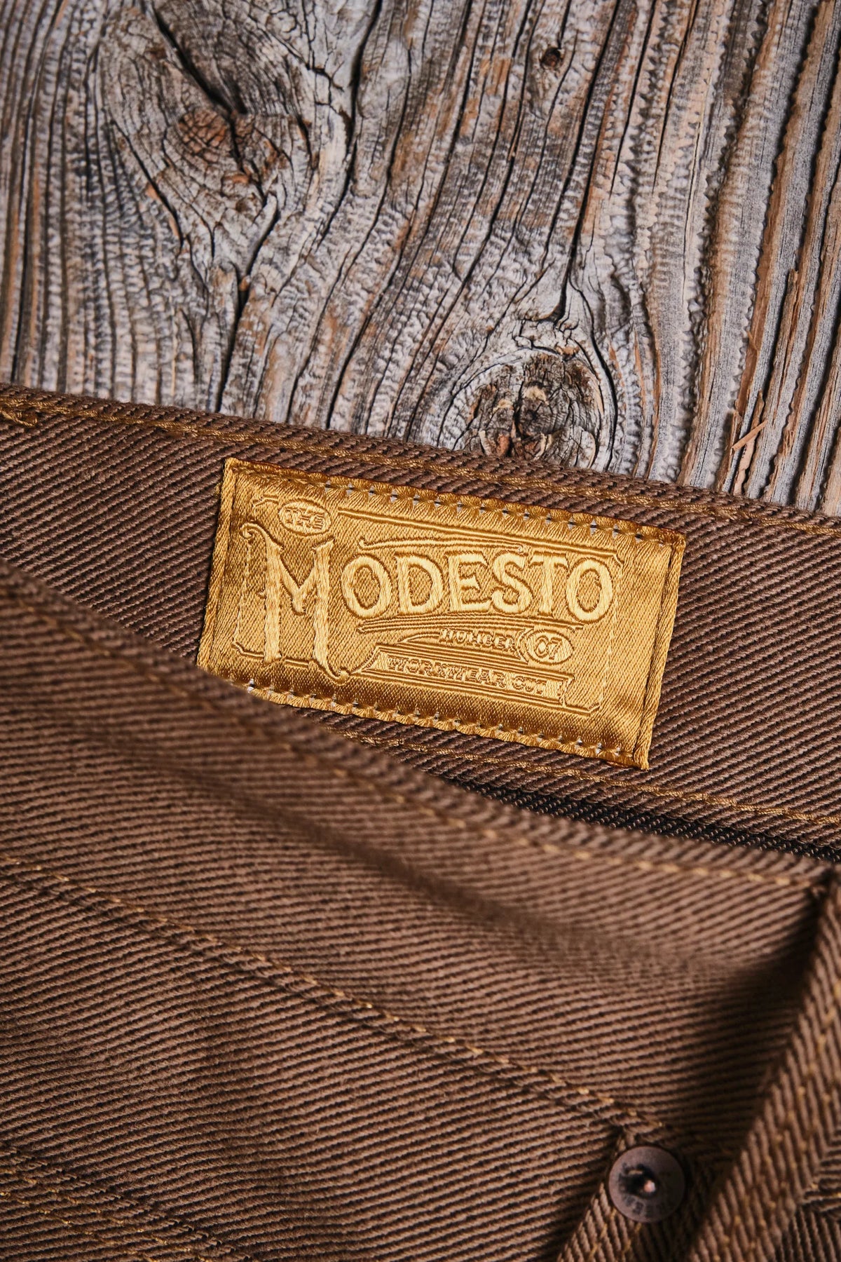Freenote Cloth Modesto Wide Cut - 15oz Light Brown Denim