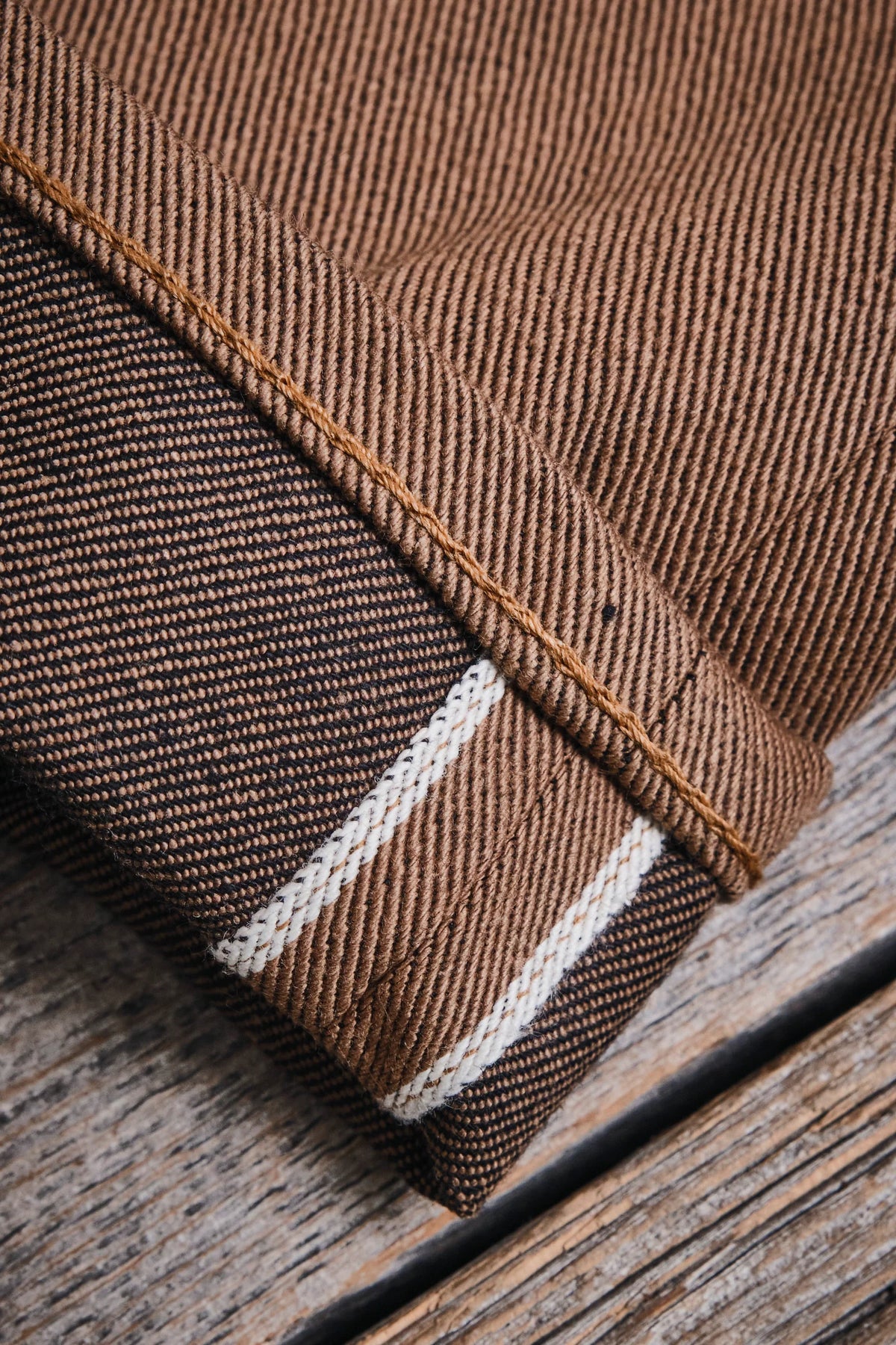 Freenote Cloth Modesto Wide Cut - 15oz Light Brown Denim
