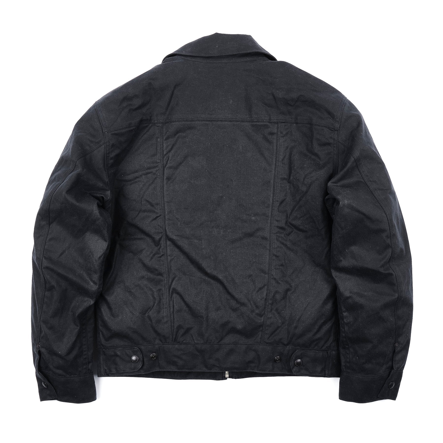 Freenote Cloth Faro 10oz Waxed Canvas Jacket - Black