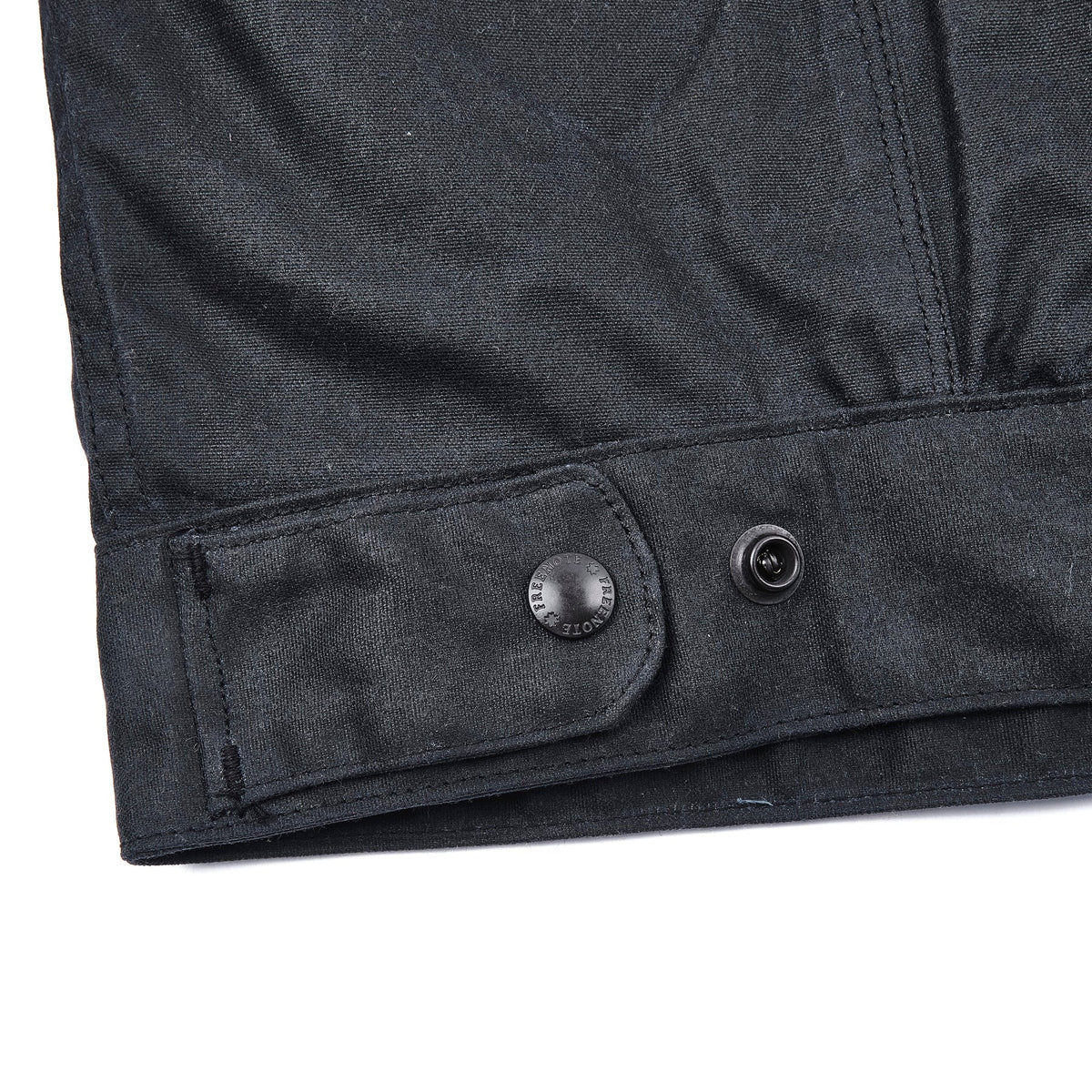 Freenote Cloth Faro 10oz Waxed Canvas Jacket - Black